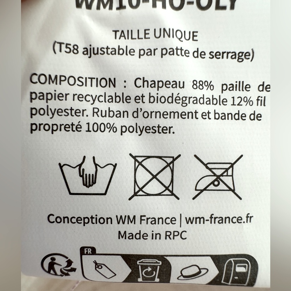 Paris 2024‎ Official Olympic Hospitality Panama Hat - Limited Edition - Picture 3 of 7